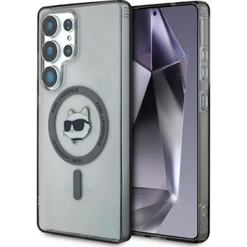 Pouzdro na mobilní telefon KARL LAGERFELD pouzdro pro SAMSUNG S25 Ultra KLHMS25LHLSCHK (Magnetic IML Metal Choupette Head) černé