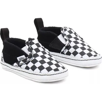 Chlapecká obuv tenisky kojenecké VANS IN SLIP-ON V CRIB (Checker) Black/TrueWhite - 16