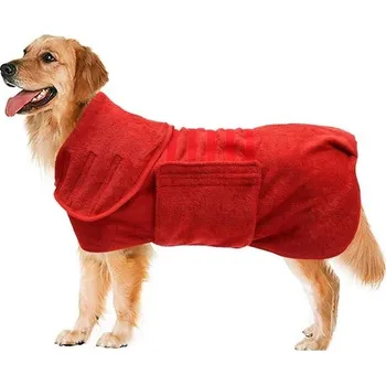 Barva na vlasy MOREZI Psí županová bunda Vesta, rychleschnoucí bavlněný strečový ručník, vhodný pro domácí