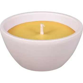 Svíčka svíčka proti hmyzu 370g, 15*7cm, CITRONELLA, 1ks, bílá
