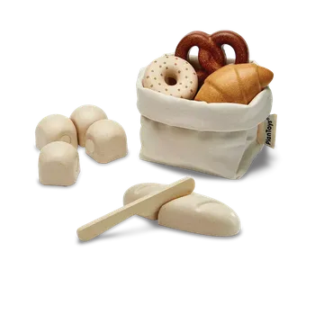 Dřevěná hračka PlanToys Sada pečiva