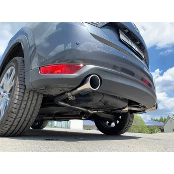 Tlumič výfuku Fox Sportauspuff koncový tlumič výfuku s koncovkou 1x100 Typ 16 na obou stranách pro Mazda CX5 2018- s motorem 2.2 D SLEVA 2%