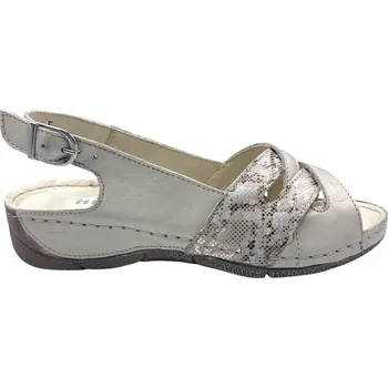 Dámské sandále Dámské kožené sandály Hilby 134 béžové Velikost: 36 (EU)