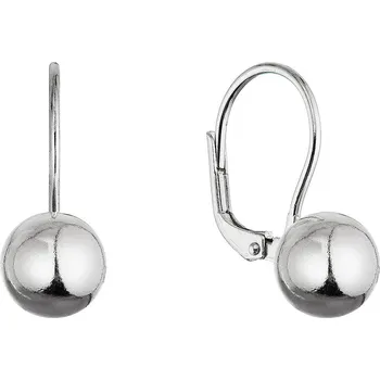 Náušnice Stříbrné náušnice lesklá kulička 61136