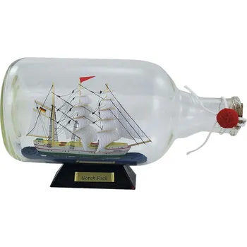 SEA Club Loď v láhvi - Gorch Fock, D: 27,5cm, V: 15cm, Ø: 12,5cm