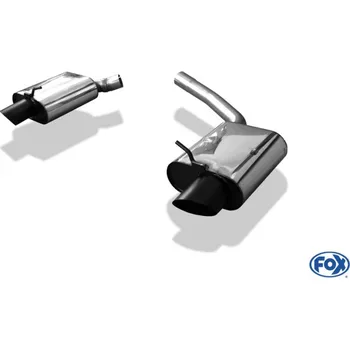 Tlumič výfuku Fox Sportauspuff koncový tlumič výfuku s koncovkou 115x85 Typ 38 na obou stranách pro Audi RS5 s motorem 4.2 SLEVA 2%