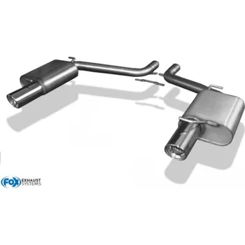 Tlumič výfuku Fox Sportauspuff koncový tlumič výfuku s koncovkou 1x90 Typ 17 na obou stranách pro Chrysler 300C s motorem 3.5 SLEVA 2%