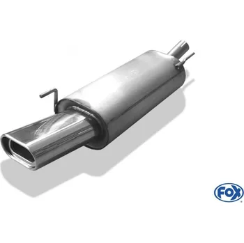 Tlumič výfuku Fox Sportauspuff koncový tlumič výfuku s koncovkou 135x80 Typ 53 pro Volkswagen Golf III s motorem 1.4, 1.6, 1.8, 1.9 D, 1.9 TDI, 2.0 SLEVA 2%