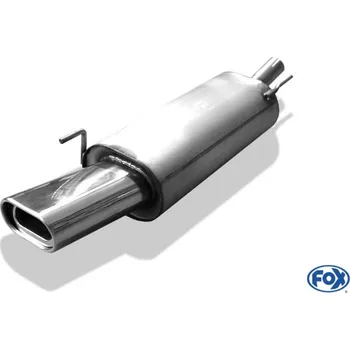 Tlumič výfuku Fox Sportauspuff koncový tlumič výfuku s koncovkou 135x80 Typ 53 pro Volkswagen Golf IV s motorem 1.6, 1.8, 1.9 TDI, 2.0 SLEVA 2%