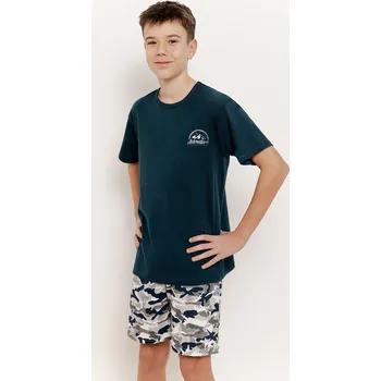 Chlapecké pyžamo Taro pyžamo chlapecké 3404 Levi - vzor, 146 (Chlapecké pyžamo Taro 3404)