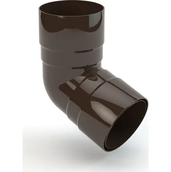 okap Plastové Oboustranné svodové koleno 63 mm HNĚDÁ (Svodové koleno)