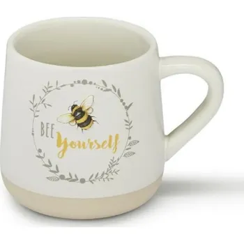 City Look, Anglie CL - Porcelánový hrníček buclák Včelky - 400 ml