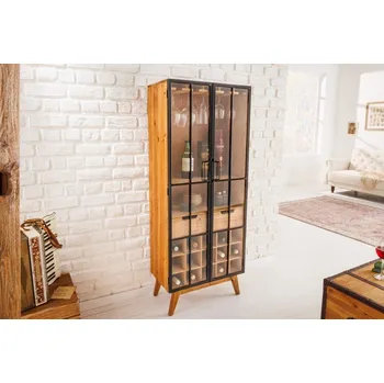 Komoda Industrialní barová skříňka z masivu 150cm.