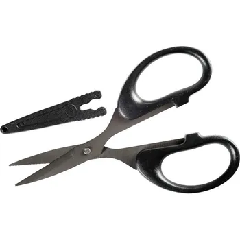 Giants Fishing Nůžky černé Scissors with Safety Cap