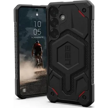 Pouzdro na mobilní telefon UAG Urban Armor Gear pouzdro MONARCH PRO se zabudovaným magnetem pro SAMSUNG S25 Plus 5G kevlar černé