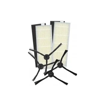 Sada příslušenství pro robotický vysavač HEPA filtry a kartáčky pro vysavač ETA 3512 Aron sada 4+2ks