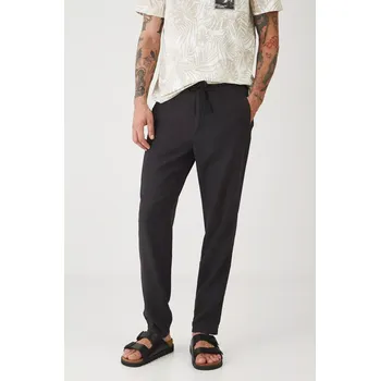 Dámské kalhoty Kalhoty s příměsí lnu Medicine černá barva RS25.SPM081 99M, vel. S