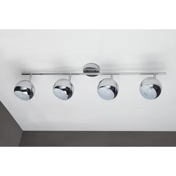 Designové stropní svítidlo stříbrné.