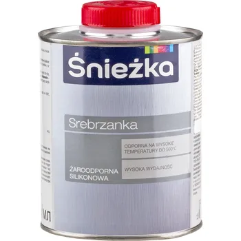 barva na zeď SNIEZKA Stříbřenka silikonová žáruvzdorná 800ml