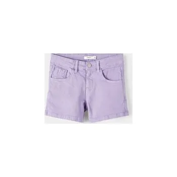 Pánské kraťasy NAME IT Džínové šortky Nkfrose 13212157 Fialová Regular Fit 116