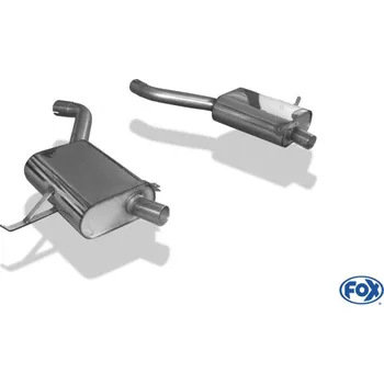 Tlumič výfuku Fox Sportauspuff koncový tlumič výfuku pro BMW Z8 s motorem 4.9 SLEVA 2%