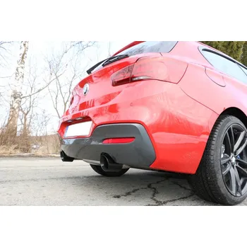 Tlumič výfuku Fox Sportauspuff koncový tlumič výfuku s koncovkou 1x100 Typ 25 na obou stranách (černé) pro BMW řada 1 F20, F21 s motorem 3.0 SLEVA 2%