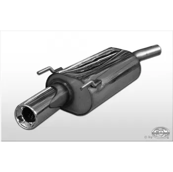 Tlumič výfuku Fox Sportauspuff koncový tlumič výfuku s koncovkou 1x90 Typ 13 pro Opel Tigra A s motorem 1.4, 1.6, průměr výf. vedení 60 mm SLEVA 2%