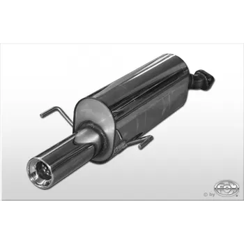 Tlumič výfuku Fox Sportauspuff koncový tlumič výfuku s koncovkou 1x90 Typ 13 pro Opel Astra G s motorem 2.0 SLEVA 2%