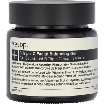 Pleťový krém Aesop Hydratační gel pro sjednocenou a zářivou pleť B Triple C (Facial Balancing Gel) 60 ml + 2 měsíce na vrácení zboží