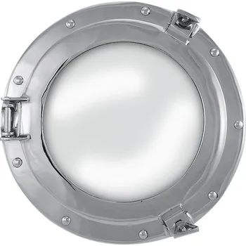 Zrcadlo SEA Club Zrcadlo s průzorem, poniklovaná mosaz, Ø: 28/18cm