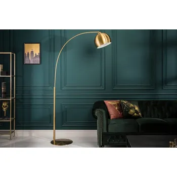 Stojací lampa BIG BOW GOLD (Oblouková stojanová lampa ve zlatém provedení 205cm.)