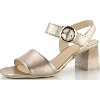 Dámské sandále Gabor metalické sandály na podpatku Puder 61.700.62 - 40 | P695380