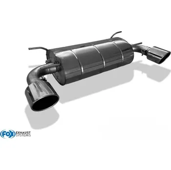 Tlumič výfuku Fox Sportauspuff koncový tlumič výfuku s koncovkou 129x106 Typ 32 na obou stranách pro Toyota GR86 2022- s motorem 2.4 SLEVA 2%