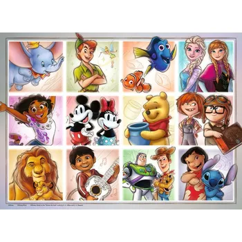 Puzzle Disney postavy 100 dílků