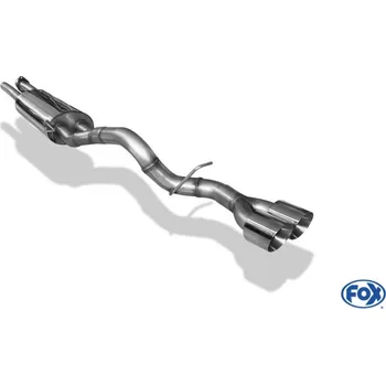 Fox Sportauspuff výfukový systém od katalyzátoru s koncovkou 2x114 Typ 25 pro Hummer H2 s motorem 6.0 l SLEVA 2%