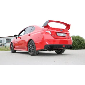 Tlumič výfuku Fox Sportauspuff koncový tlumič výfuku s koncovkou 2x90 Typ 12 černá na obou stranách pro Subaru Impreza GJ 2016- s motorem 2.5 SLEVA 2%