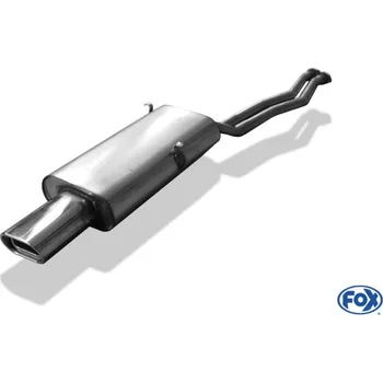 Tlumič výfuku Fox Sportauspuff koncový tlumič výfuku s koncovkou 135x80 Typ 53 pro BMW řada 3 E30 09/1987- s motorem 2.0, 2.5 SLEVA 2%