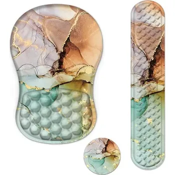 Podložka pod myš Huado Set podložka pod myš a zápěstí Bean Alžírský mramor Huado ERB-987481