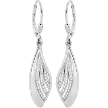 Náušnice Zlatnictví U Kostela Dámské náušnice zirkonové lístky 459 1071072324