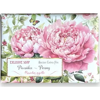 Mýdlo Soap Luxusní přírodní mýdlo 200g s vůní balené - Pivoňka-Peony