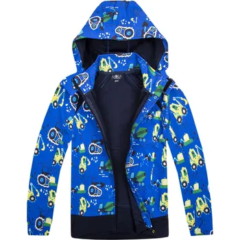 Chlapecká bunda Chlapecká softshellová bunda - Wolf B2363, modrá Barva: Modrá, Velikost: 98-104