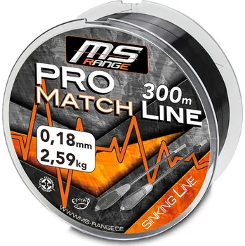 MS Range Vlasec Pro Match Line 300m 0,13mm