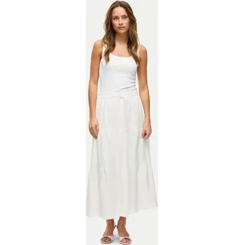 Dámská sukně Vila Maxi sukně Lania 14105428 Bílá Regular Fit 48