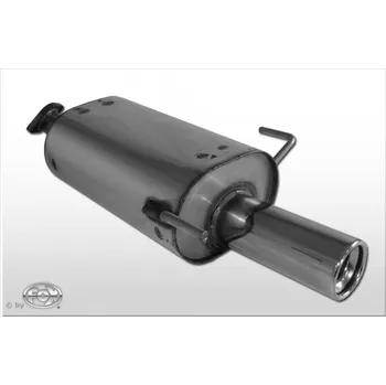 Tlumič výfuku Fox Sportauspuff koncový tlumič výfuku s koncovkou 1x80 Typ 13 pro Nissan Almera N15 s motorem 1.4, 1.6, 2.0 D SLEVA 2%