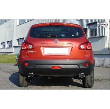 Tlumič výfuku Fox Sportauspuff koncový tlumič výfuku s koncovkou 115x85 Typ 44 na obou stranách pro Nissan Qashqai s motorem 2.0 SLEVA 2%