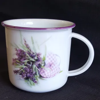 Hrnek Tina 0,38l LEVANDULE český porcelán Dubí