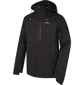 Pánská casual bunda Husky Pánská softshell bunda Sauri M S, černá