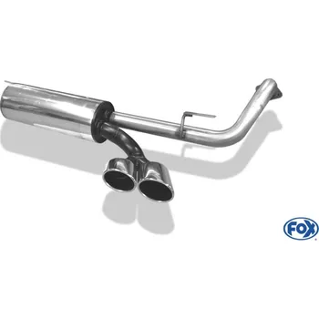 Tlumič výfuku Fox Sportauspuff koncový tlumič výfuku s koncovkou 2x115x85 Typ 38 pro Mercedes třída G 463 -2000 s motorem 3.0, 3.0 TD, 3.2 SLEVA 2%
