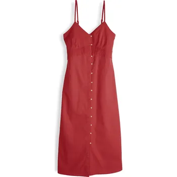 Dámské šaty GATE Šaty na ramínka se lněnou směsí 38 225-1367/55