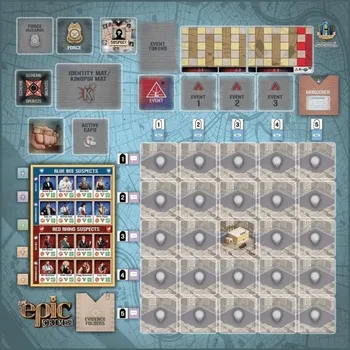 Příslušenství k deskovým hrám Gamelyn Games Tiny Epic Crimes: Game Mat